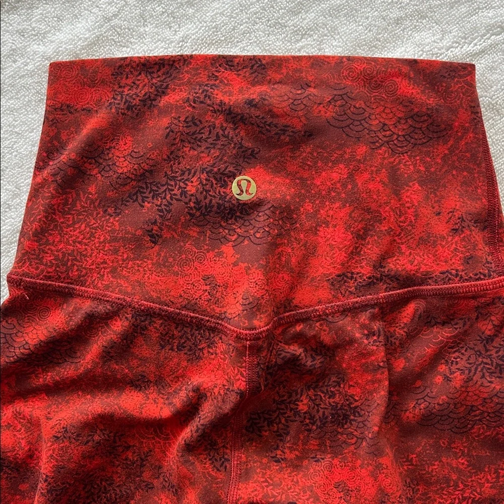 Lulu lemon lunar new year align pant 28” size 2